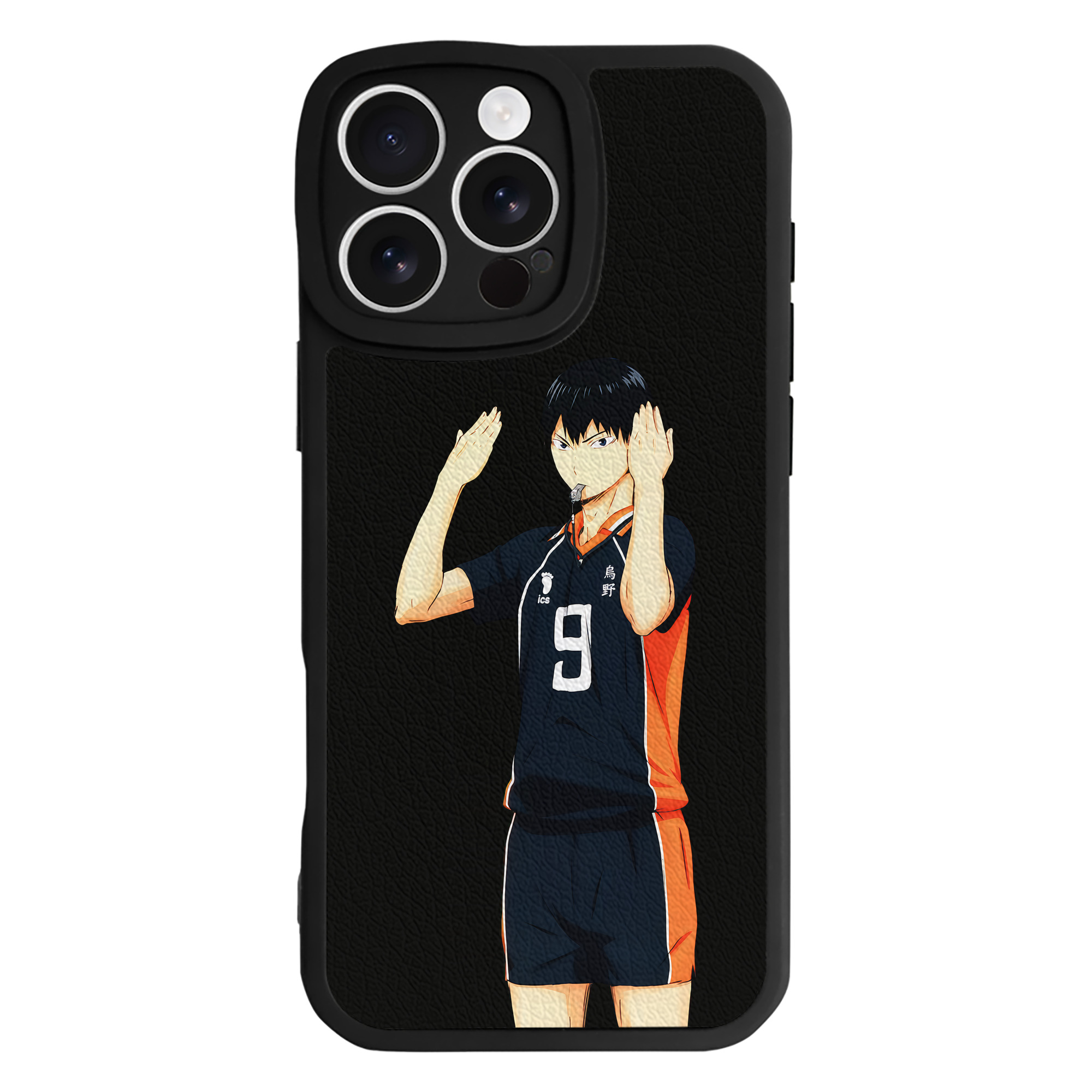 （画像用） ハイキュー!! Haikyu!! 【iPhone 16シリーズ対応】シリコンスマホケース（レザー調） 材質：シリコン